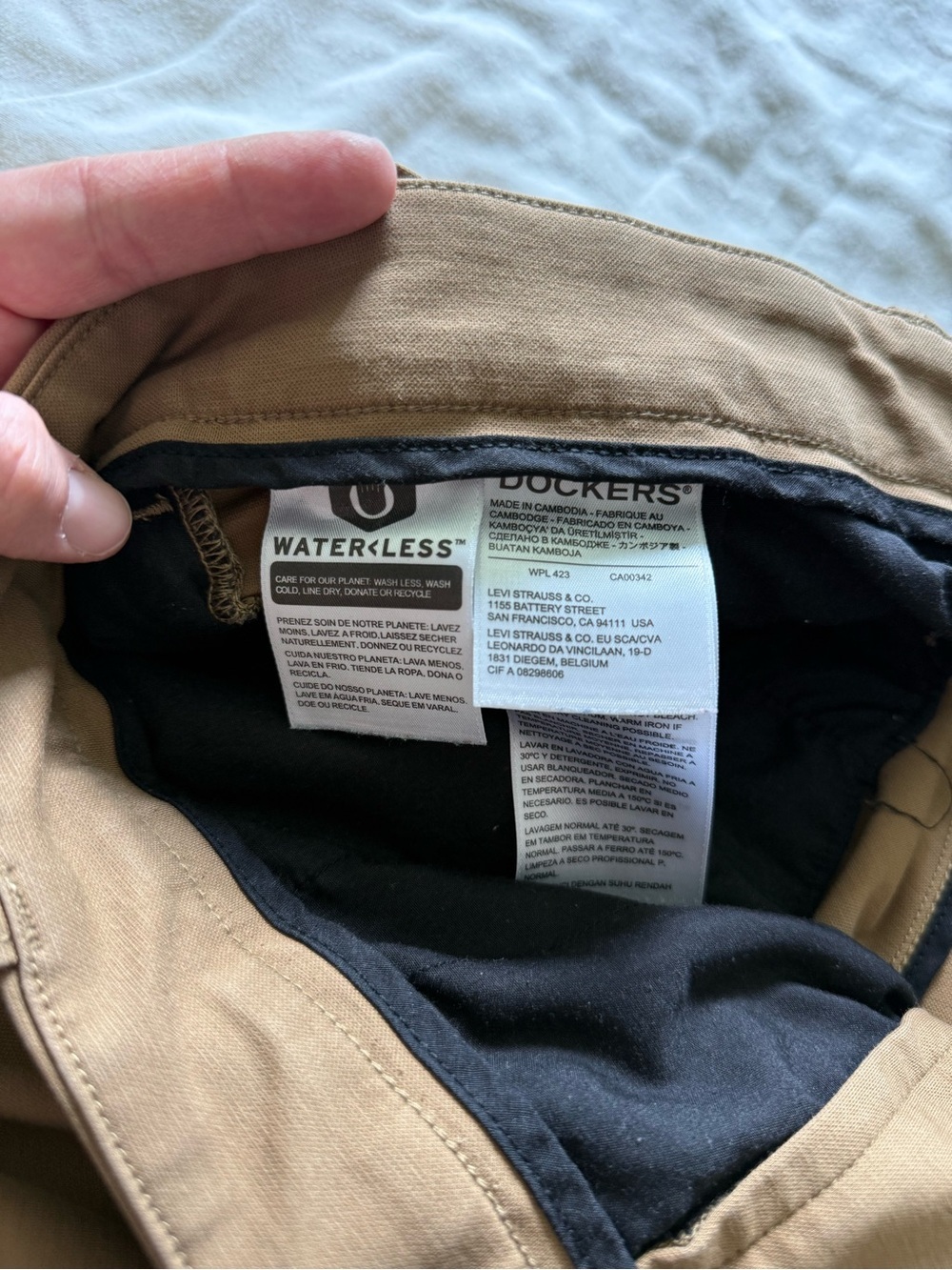 Dockers Men's Tan Tech Tapered Pants 32 x31 - Picture 7 of 9